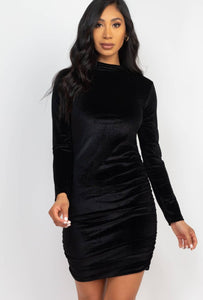 Black Velour Dress