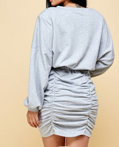 2 Piece Sweatshirt  & Skirt Set